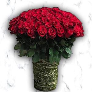 Aşk Fidesi 51 Adet Gül Aranjmanı nin resmi