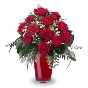 Aşkın Kırmızısı 21 Adet Gül  nin resmi