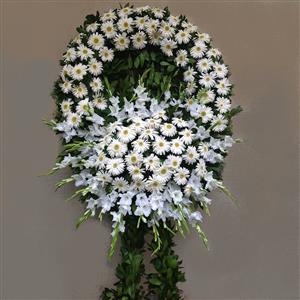 Beyaz Cenaze Çelengi nin resmi