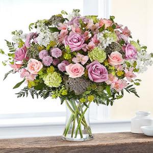 Duygulu Aranjman Pembe, Mor Gül ve Kır Çiçek Aranjmanı nin resmi