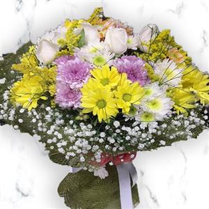 Kır Bahçesi Renkli Buket nin resmi