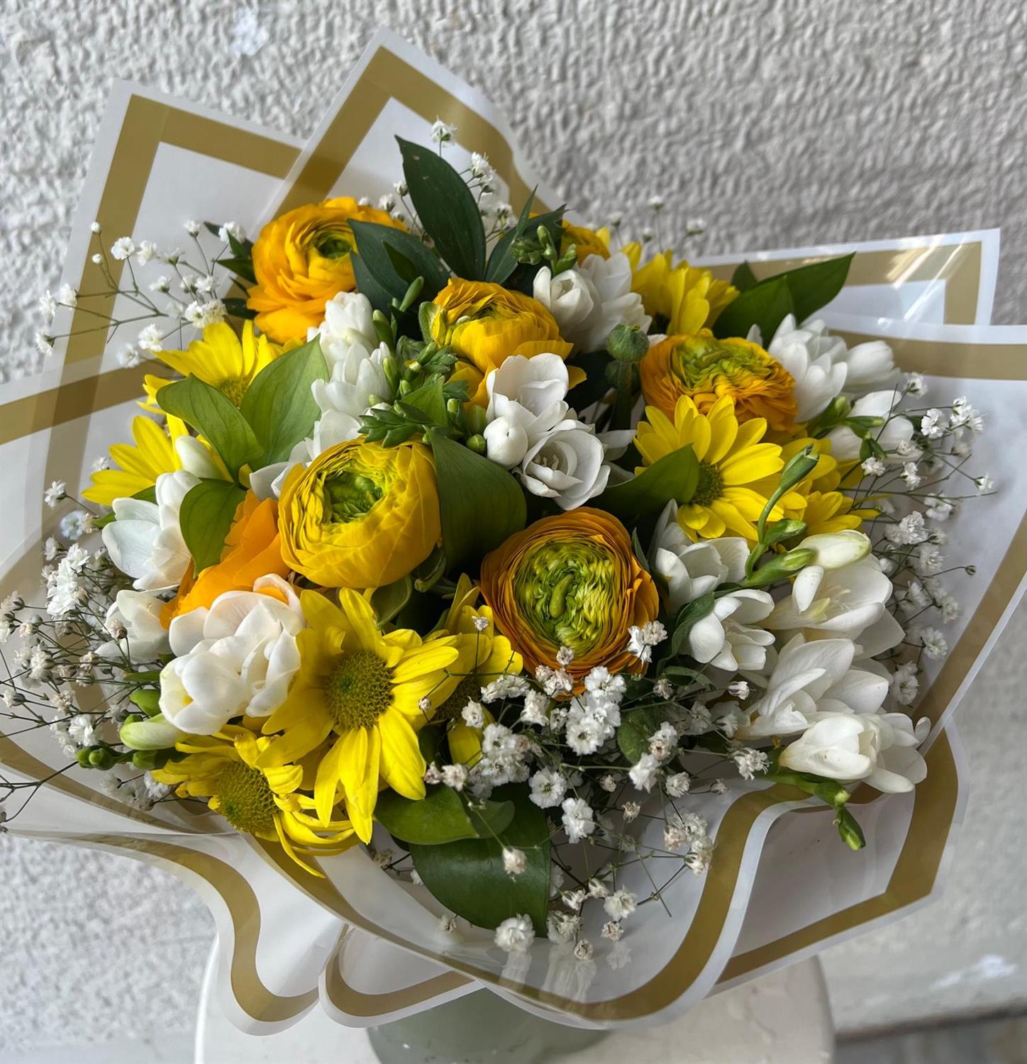 Eren Gül ile Hazırlanmış Sarı Buket