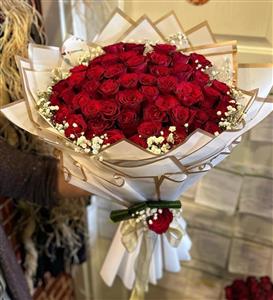 51 güllü isteme buketi